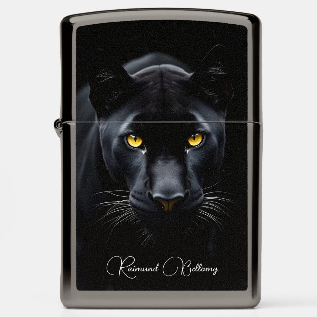 Black Panther Zippo Lighter (Front)