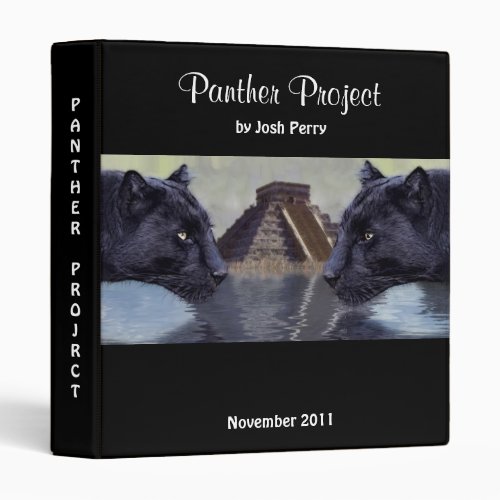 Black Panthers at Chichen Itza Project Binder