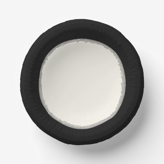 Black Paper Bowls (Front)