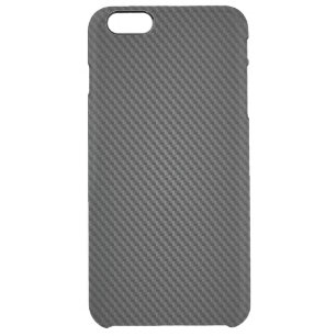 Black para-aramid synthetic Texture Clear iPhone 6 Plus Case