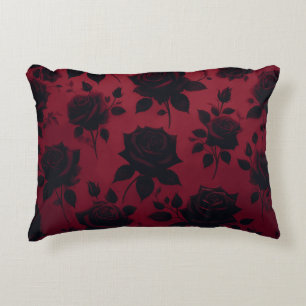 Black Paradise Accent Pillow