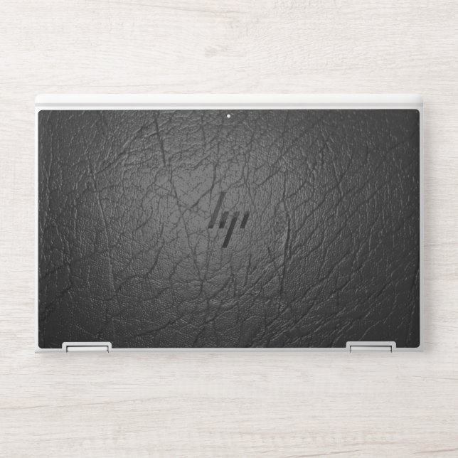 Black Pattern Leather  HP EliteBook X360 1030 G3/G HP Laptop Skin (Front)