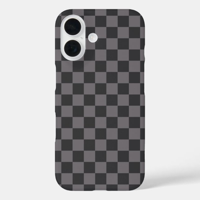 Black Patterns Checkerboard Check Checkered Case-Mate iPhone Case (Back)