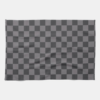 Black Patterns Checkerboard Check Checkered Kitchen Towel