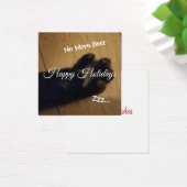 Black Paw Holiday Greetings (Desk)