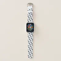 Black Paw Print Pattern Apple Watch Band Zazzle