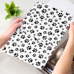 Black Paw Prints Design Envelope Mailers
