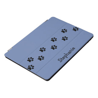 Black Paw Prints Design iPad Pro Case