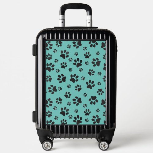 Black Paw Prints Design UGObag Case Luggage