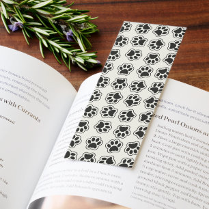 Black Paws, Dog Paws, Cat Paws, Outline Bookmarks