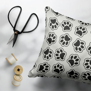 Black Paws, Dog Paws, Cat Paws, Outline Pet Bed