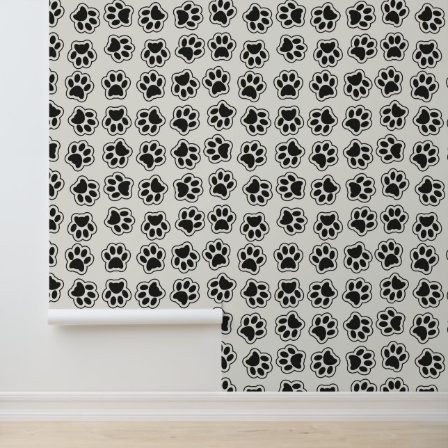 Black Paws, Dog Paws, Cat Paws, Outline Wallpaper (Application)