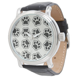 Black Paws, Dog Paws, Cat Paws, Outline Watch