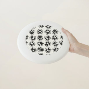 Black Paws, Dog Paws, Cat Paws, Outline Wham-O Frisbee
