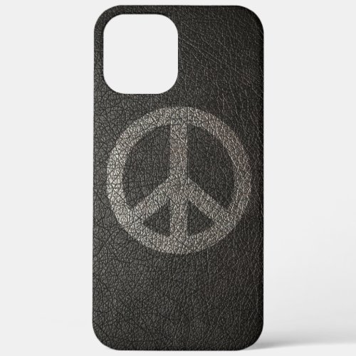 Black Peace Sign Phone Case _ iPhone 12 Pro Max