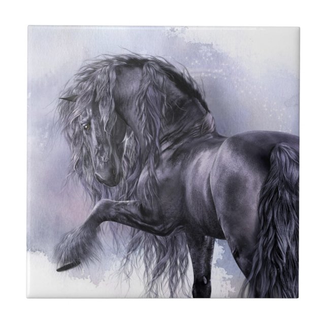 Black Pearl Art Tile (Front)