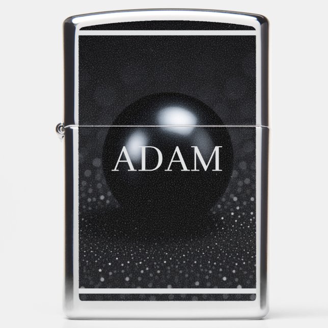 Black Pearl – Dark Elegance with a Rare Zippo Lighter (Front)
