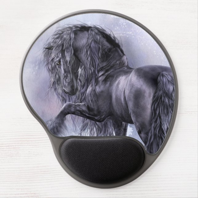 Black Pearl Gel Mousepad (Front)