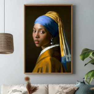 Black Pearl Portrait 24x36 Gallery Wrap