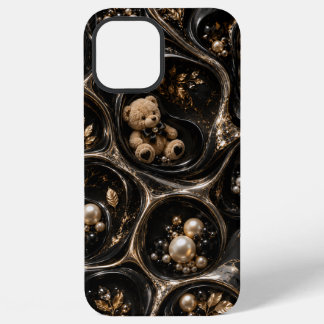 black pearl teddy style iphone case