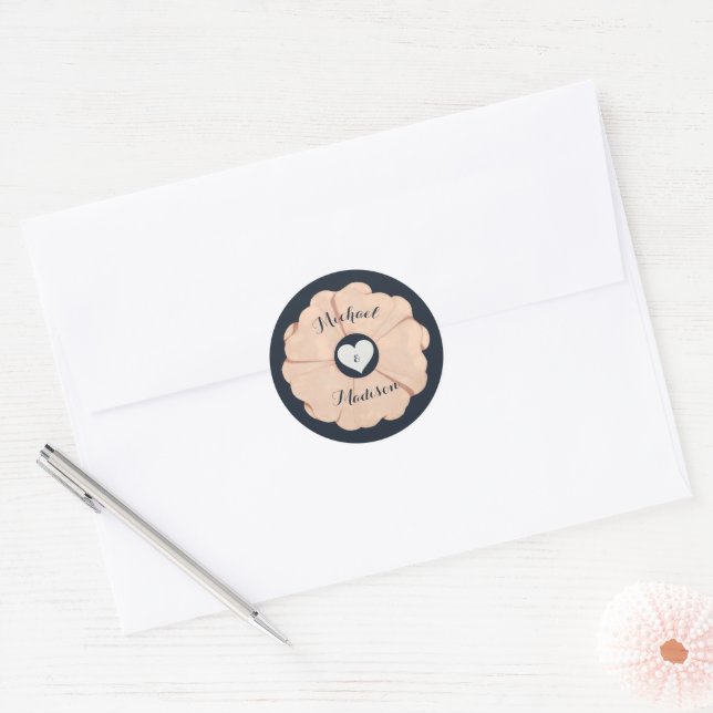 Black Pearl Watusi Tacao Wedding Envelope Seal (Envelope)
