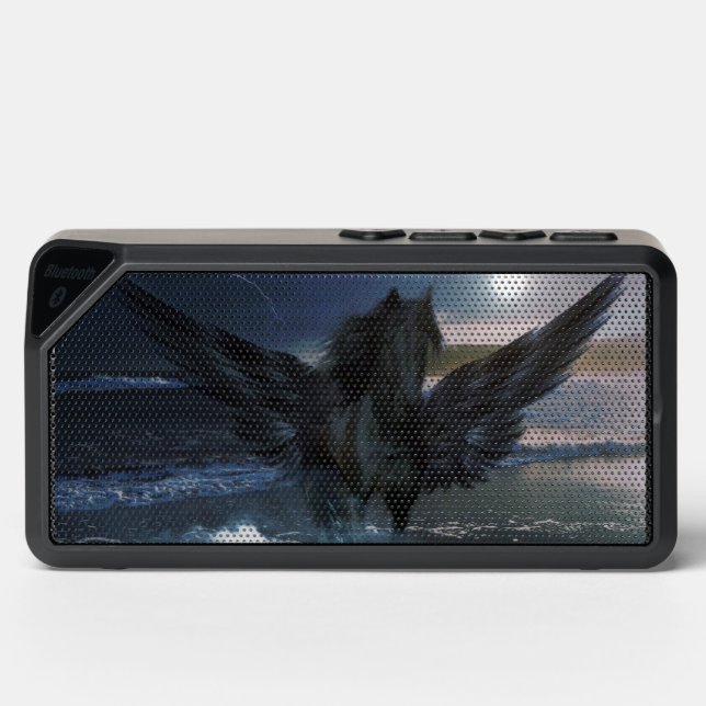 Black Pegasus Bluetooth Speaker (Front)
