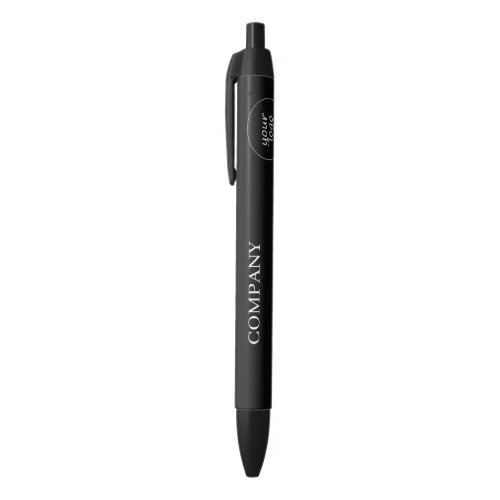 Black Pen with Monogram