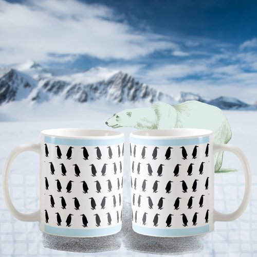 Black Penguins Coffee Mug