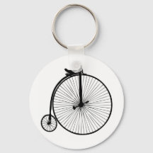 Black penny farthing vintage bike
