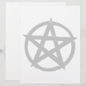 Black Pentacle Stationary (Front/Back)