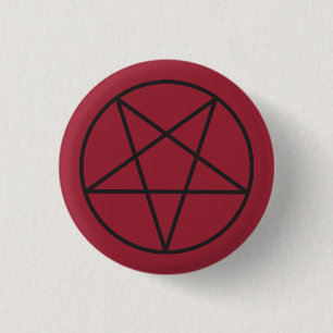 Black Pentagram Button