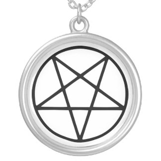 Black Pentagram Necklace
