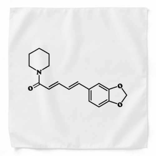 Black Pepper Piperine Molecular Chemical Formula Bandana