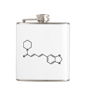 Black Pepper Piperine Molecular Chemical Formula Flask