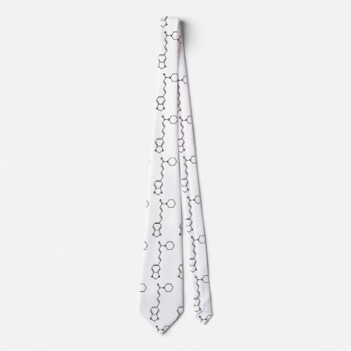 Black Pepper Piperine Molecular Chemical Formula Neck Tie