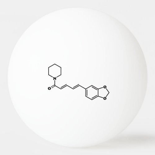 Black Pepper Piperine Molecular Chemical Formula Ping Pong Ball