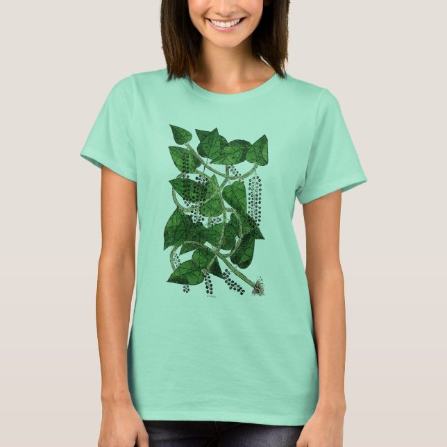 Black Pepper Plant, 1578 T-Shirt (Front)