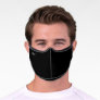 Black Personalize Name Wear Glasses Nose Bridge Premium Face Mask
