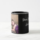 Black Personalize PHOTO TEMPLATE Gift Coffee