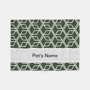 Black Personalized Dog Blankets