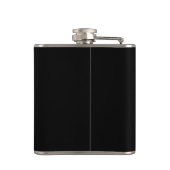 Black Personalized Flasks For Men (Back)
