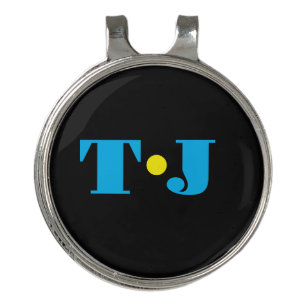 Black Personalized Golf Hat Clip