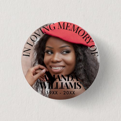Black | Personalized Photo Memorial