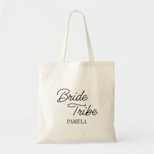 Black Personalized Wedding Mother of the Bride  Tote Bag