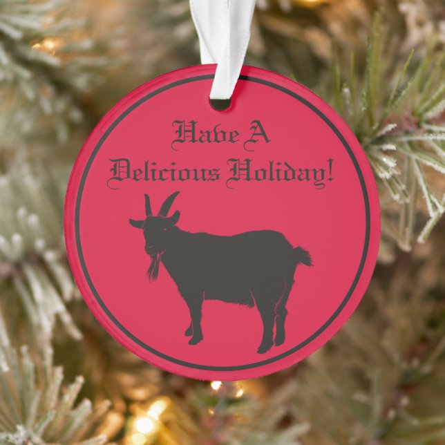 Black Phillip Folk Horror  Ornament (Tree)