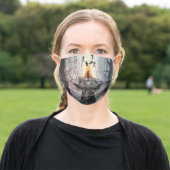Black Phillip Original art Adult Cloth Face Mask (Outside)