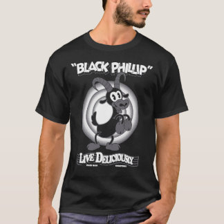 Black Phillip - Vintage Cartoon - Witch - Goth Occ T-Shirt