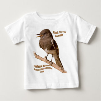 Black Phoebe Baby T-Shirt