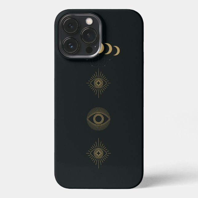 Black Phone Case Evil Eye (Back)