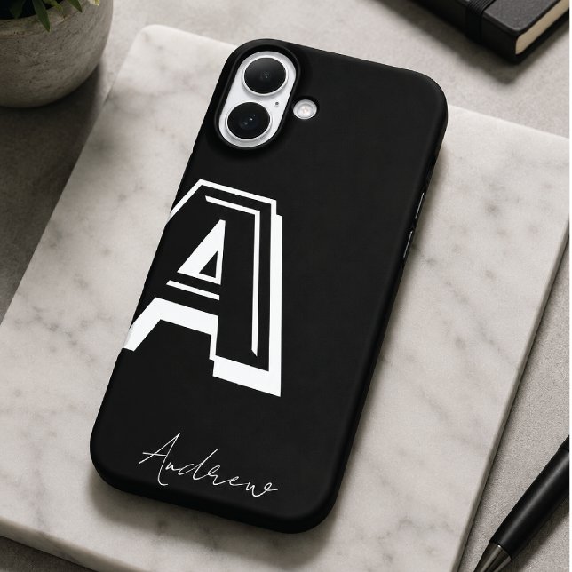 Black phone case - personalized nom (Creator Uploaded)
